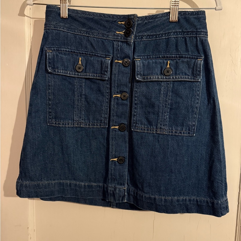 GAP Dark Blue Denim Mini Skirt